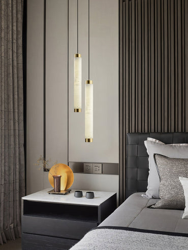 Alabaster Pendant Light With Warm Glow Lira