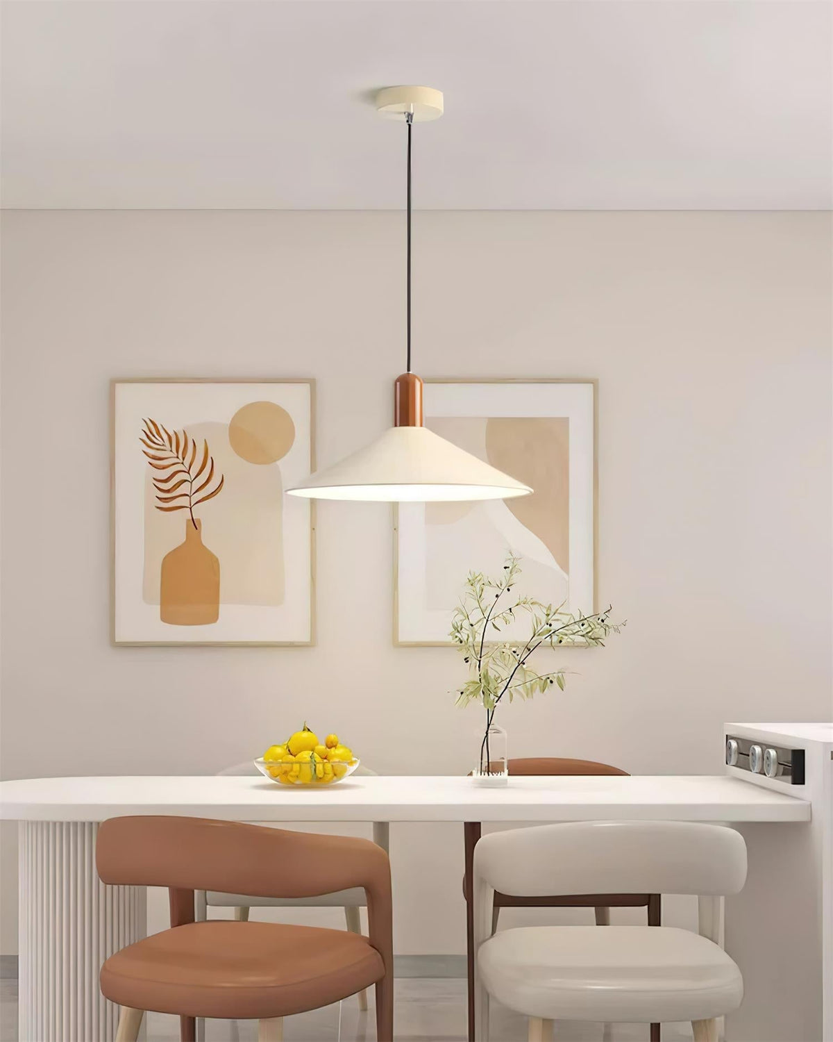 LED Pendant Light With Long Lifespan Minimalist Cone