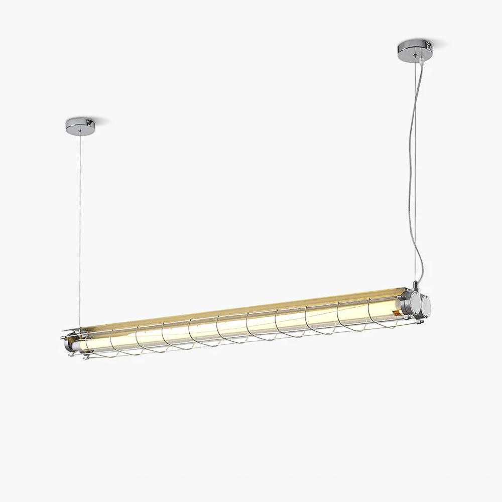 Integrated LED Industrial Linear Pendant Light