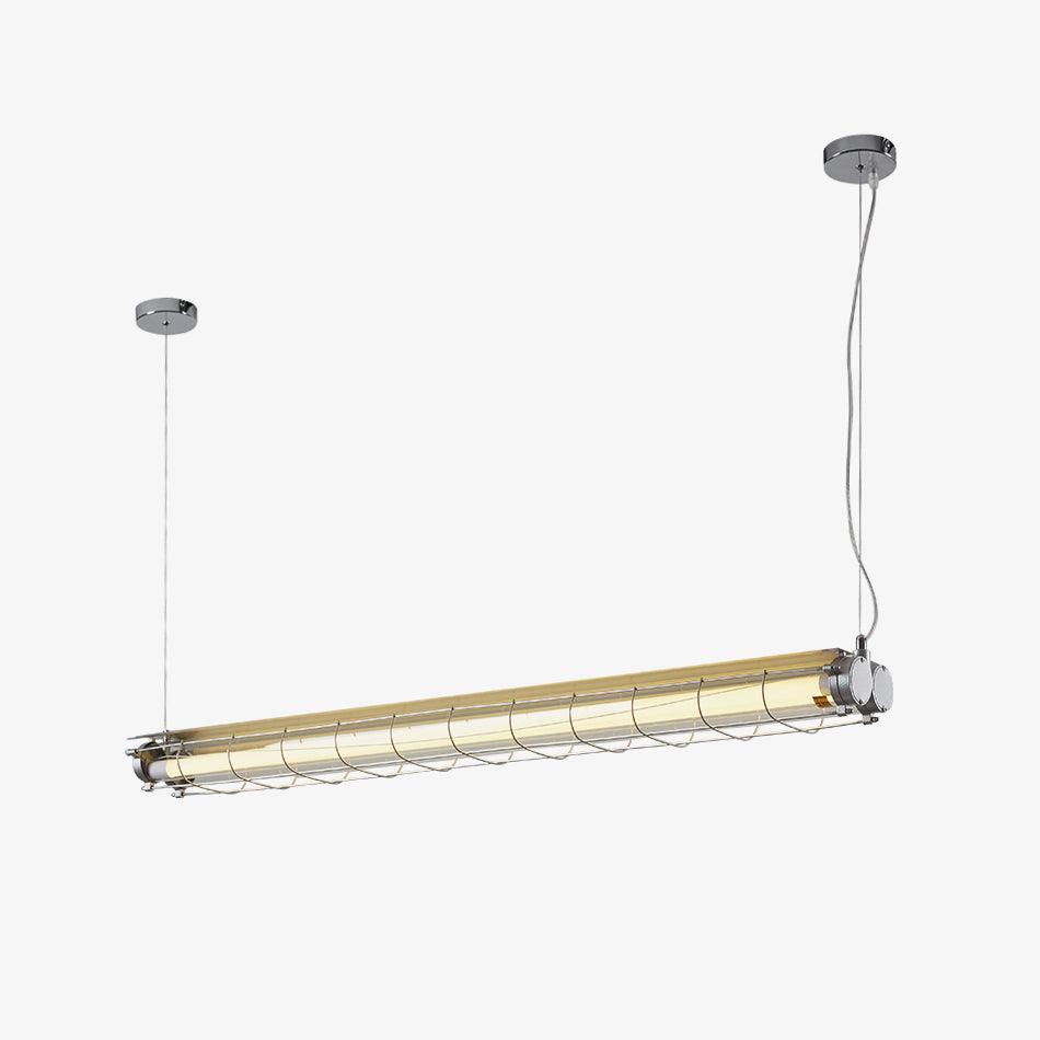 Integrated LED Industrial Linear Pendant Light