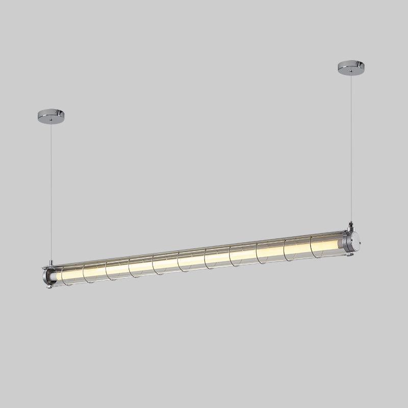 Integrated LED Industrial Linear Pendant Light