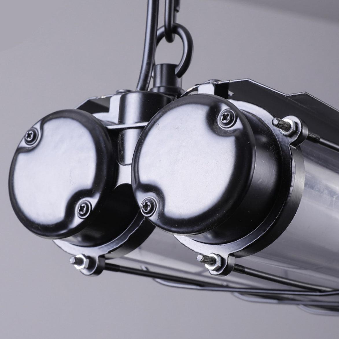 Integrated LED Industrial Linear Pendant Light