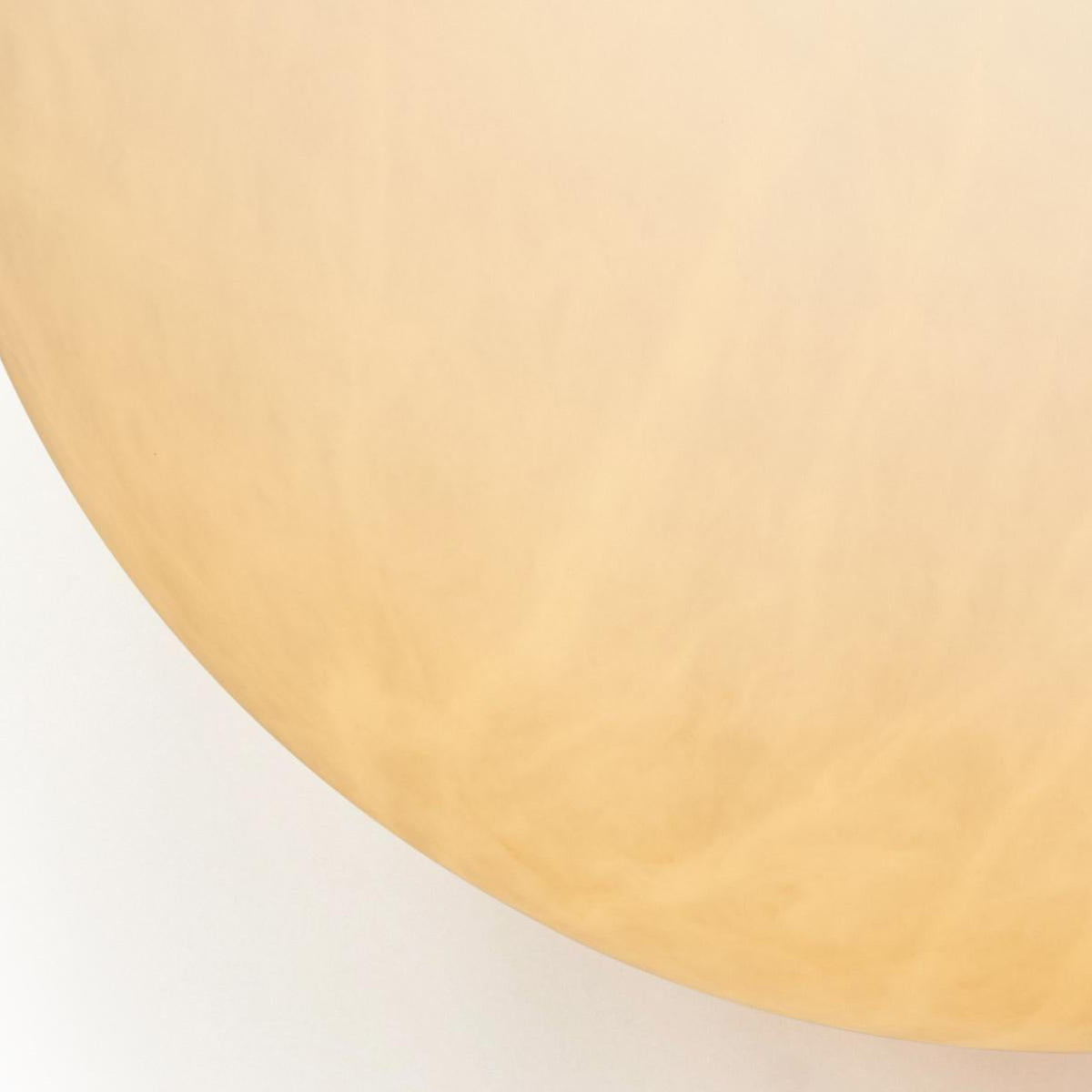 Copper Finish Alabaster Minimalist Pendant Light