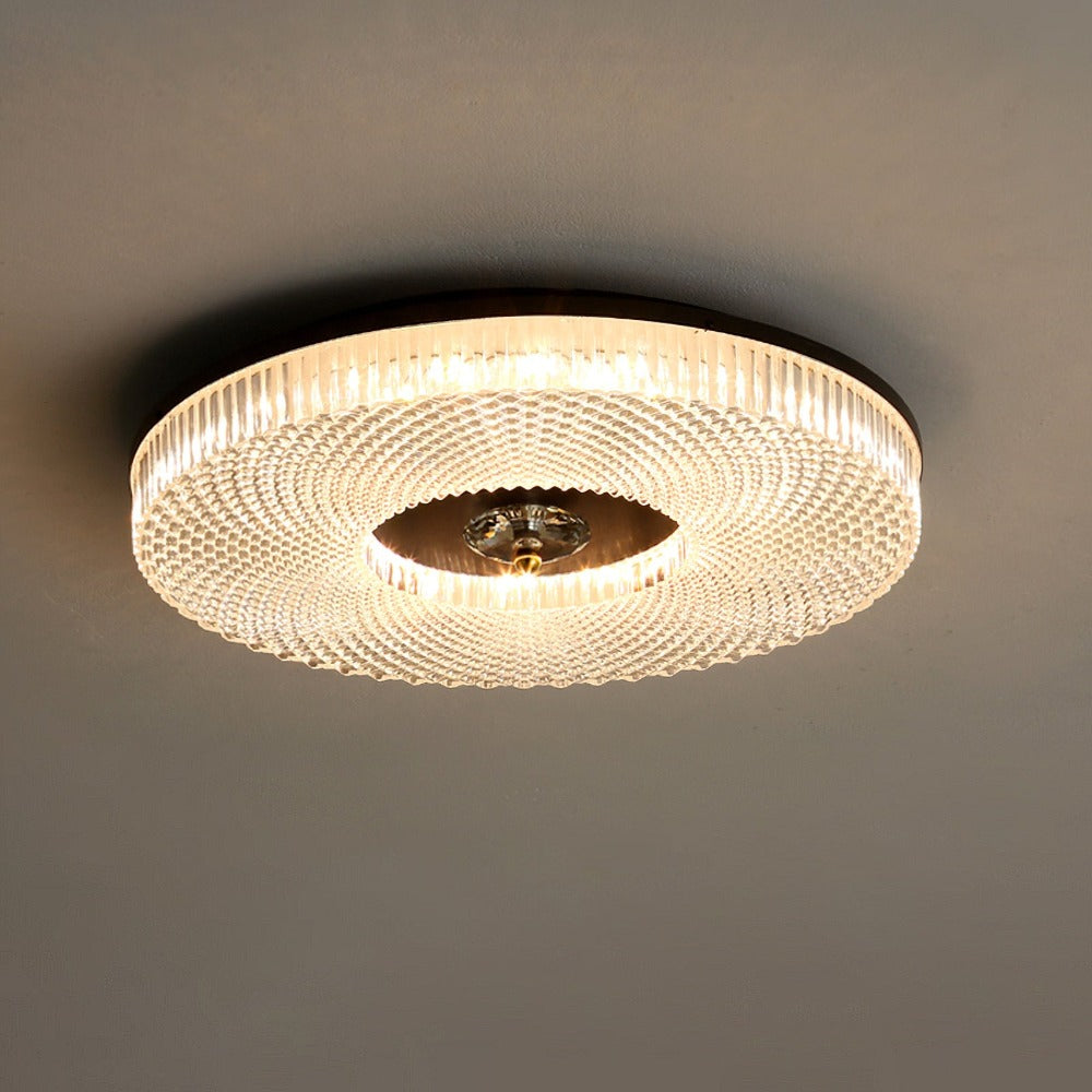 Ceiling Light Sphere Halo With Warm Ambient Glow