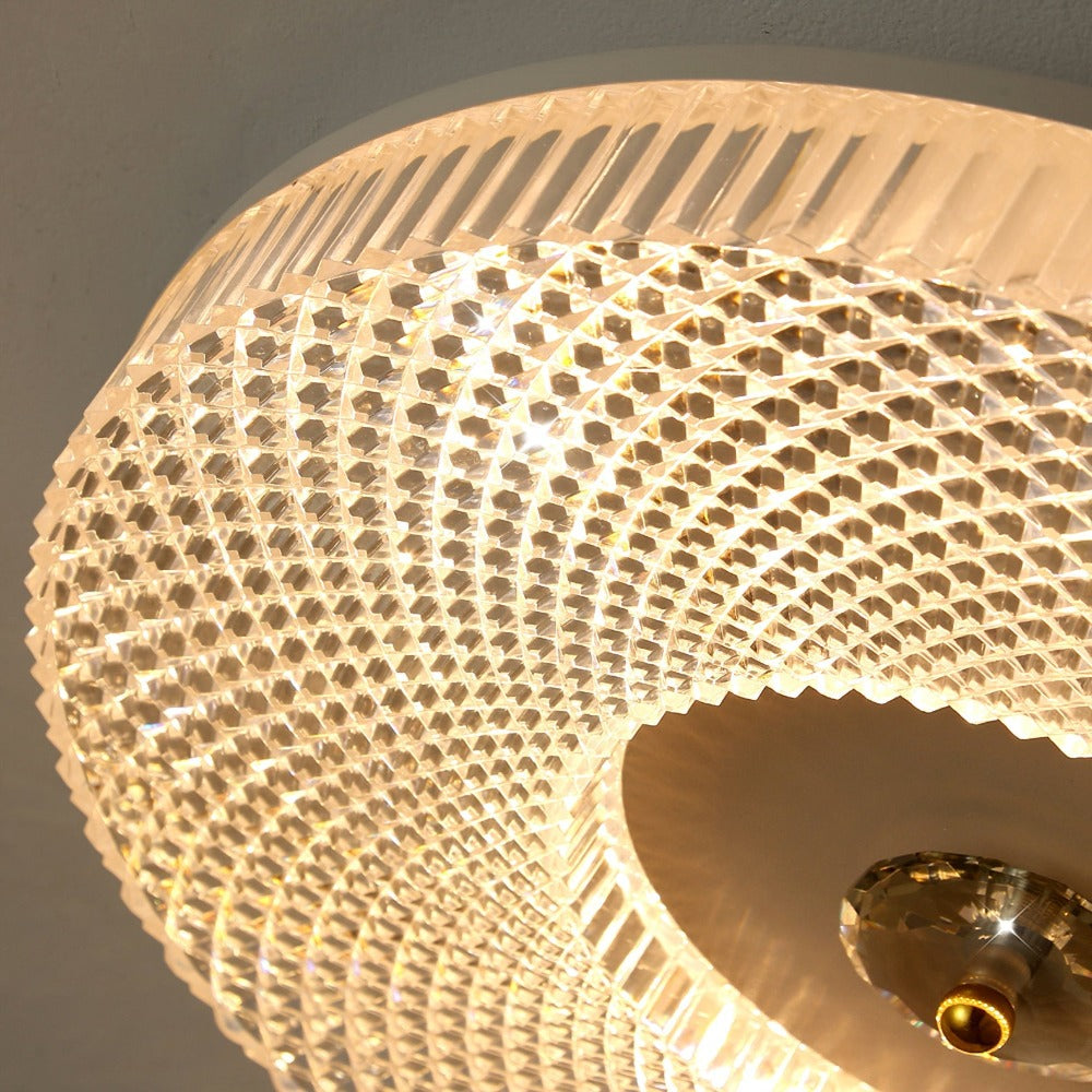 Ceiling Light Sphere Halo With Warm Ambient Glow