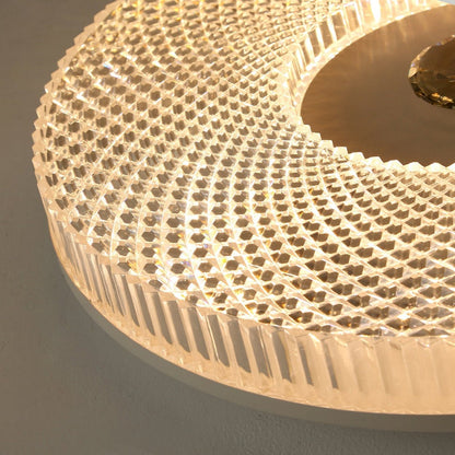 Ceiling Light Sphere Halo With Warm Ambient Glow