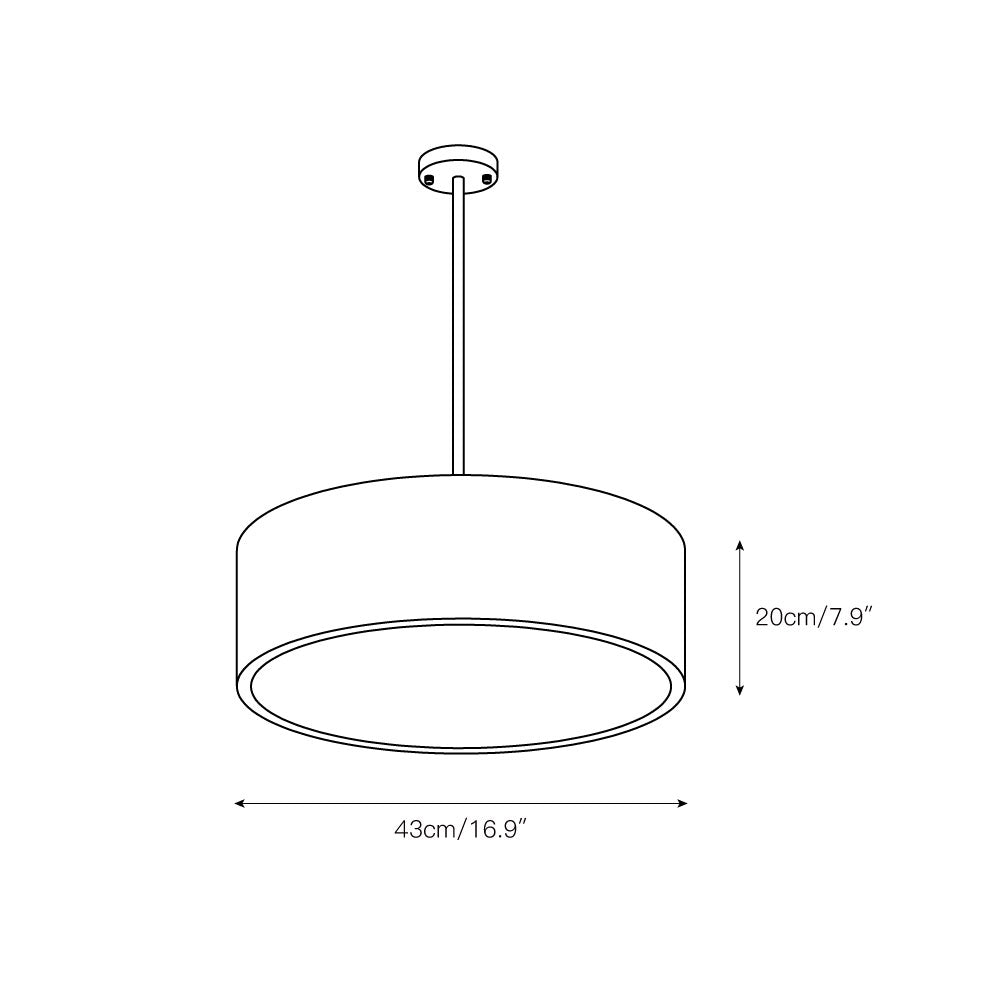 Pendant Modern Multi Head Black Gold Light
