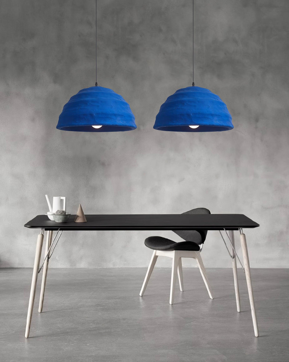 Modern Interiors Blue Dome Pendant Lamp