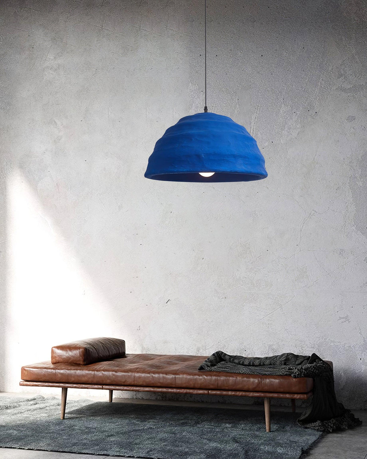 Modern Interiors Blue Dome Pendant Lamp