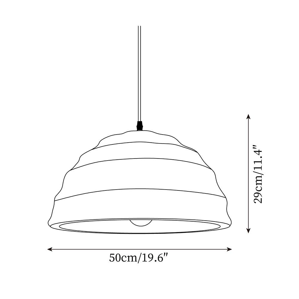 Modern Interiors Blue Dome Pendant Lamp