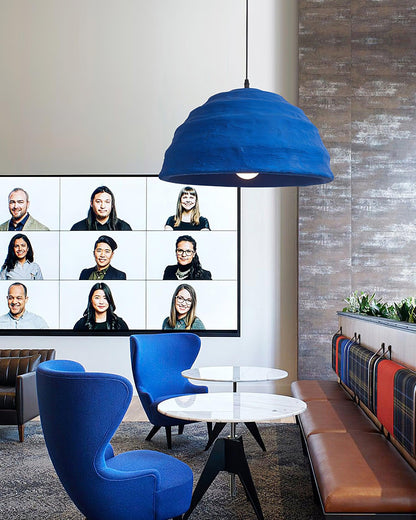 Modern Interiors Blue Dome Pendant Lamp