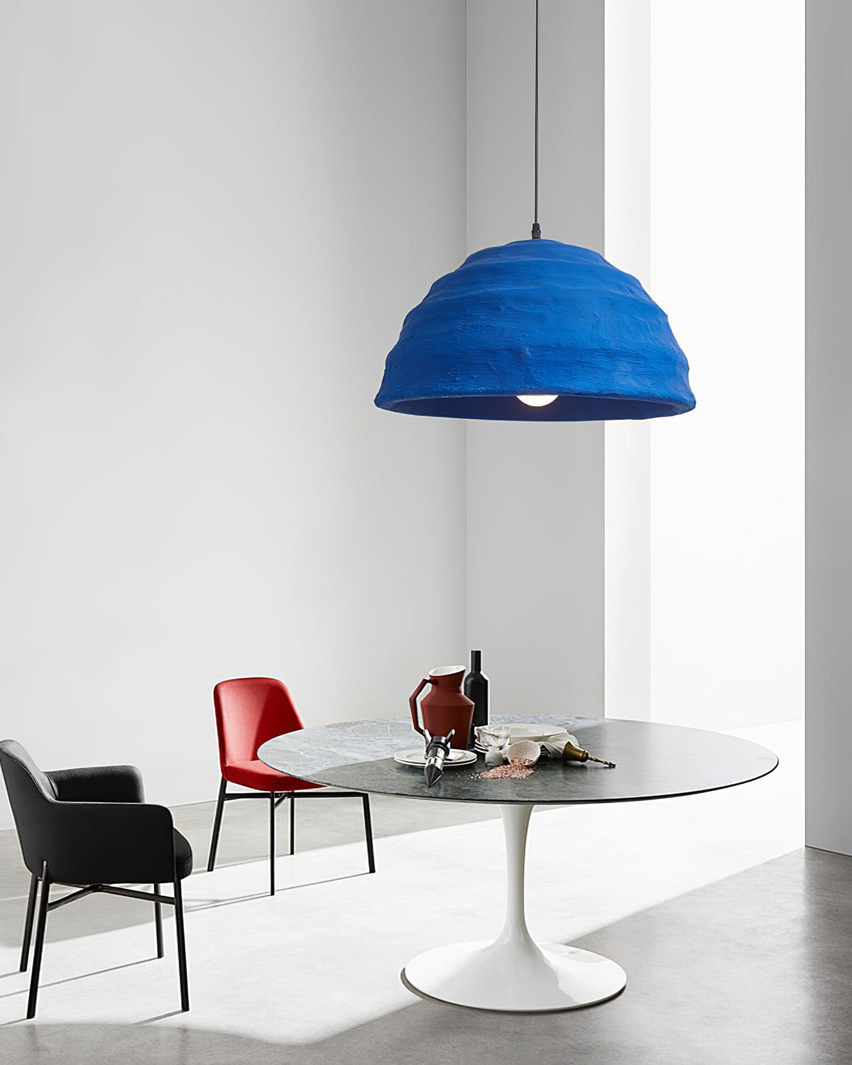 Modern Interiors Blue Dome Pendant Lamp