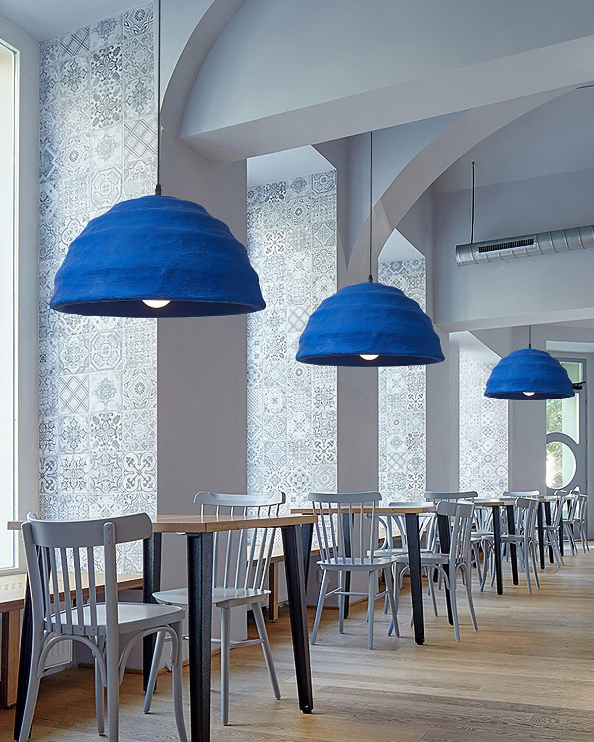 Modern Interiors Blue Dome Pendant Lamp