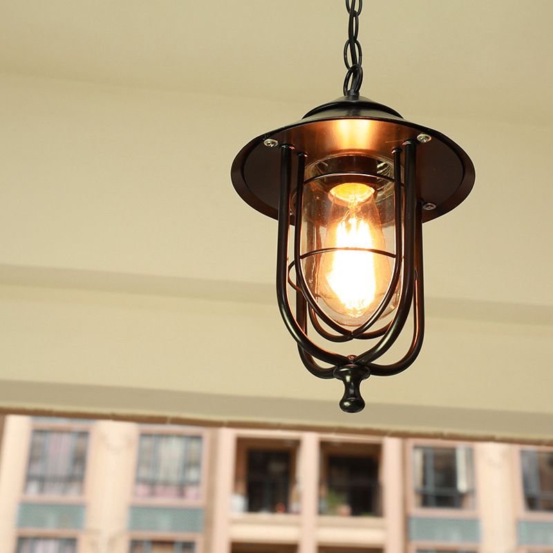 Pendant Light Metal Bronze Black Durable With Warm Glow