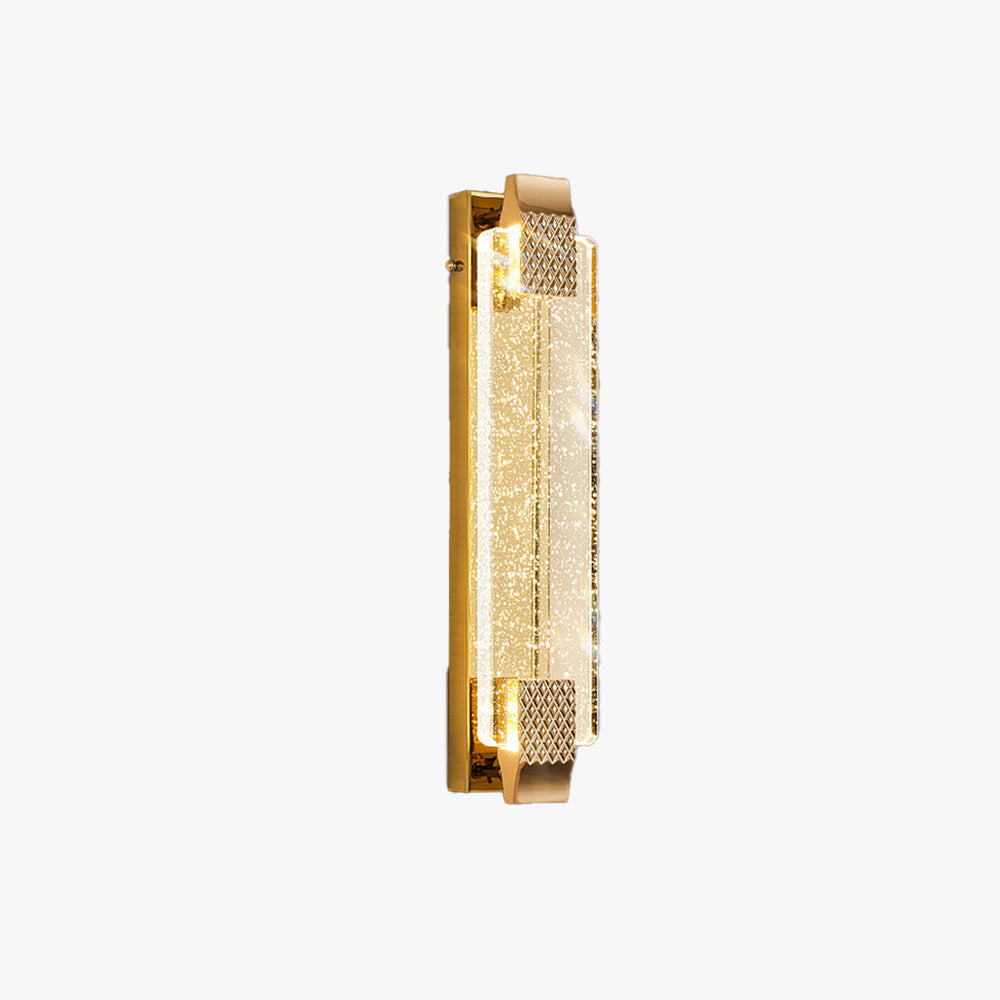 Modern Glass And Metal Wall Lamp For Living And Dining Astra