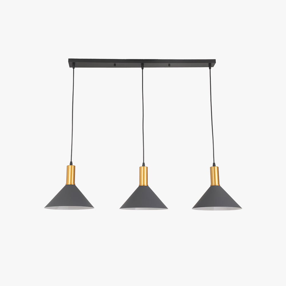 Blue Arisha Cluster Conic Pendant Light For Ambience