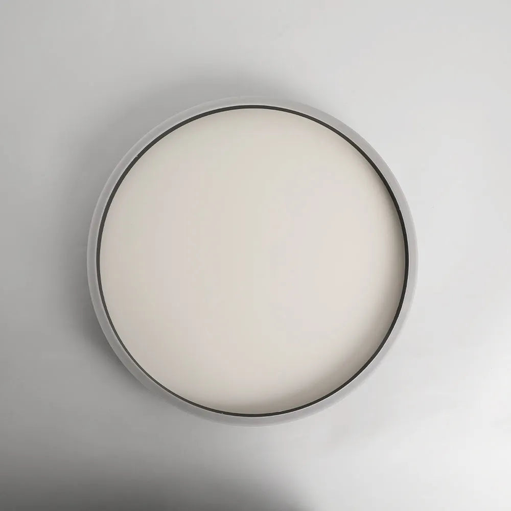 Black Finish Flush Mount Minimalist Ceiling Light Ring