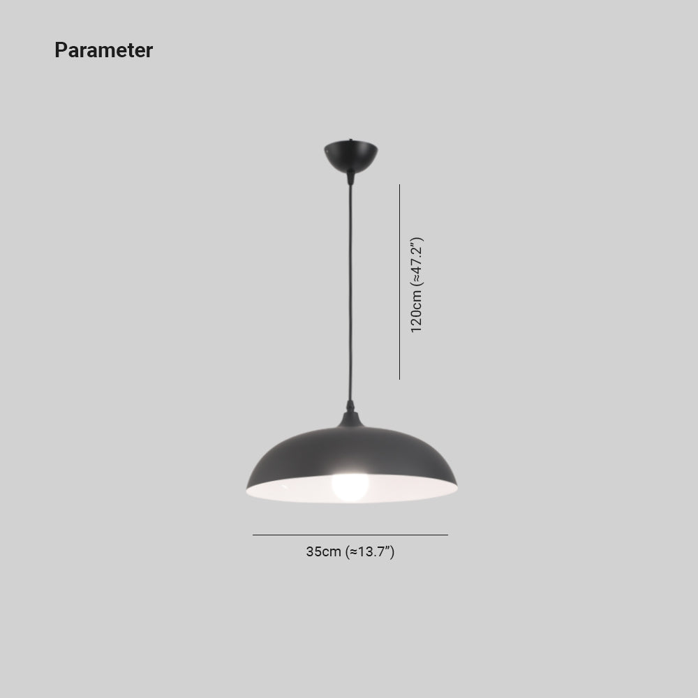 Modern Dining Colorful Dome Pendant Light