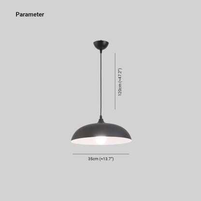 Modern Dining Colorful Dome Pendant Light