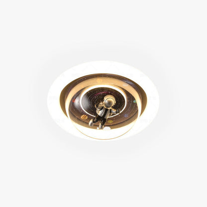Astronaut Nebula Luna Ceiling Light Dimmable Flush Mount Galaxy