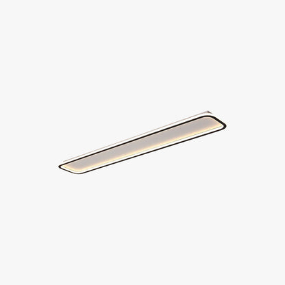 Minimalist Black Frame Rectangular Flush Mount Ceiling Light NoirLine