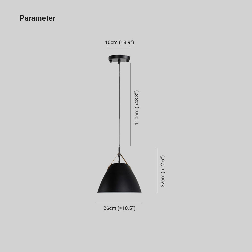 Black White Dimmable Metal Pendant Shaped Frisbee Light