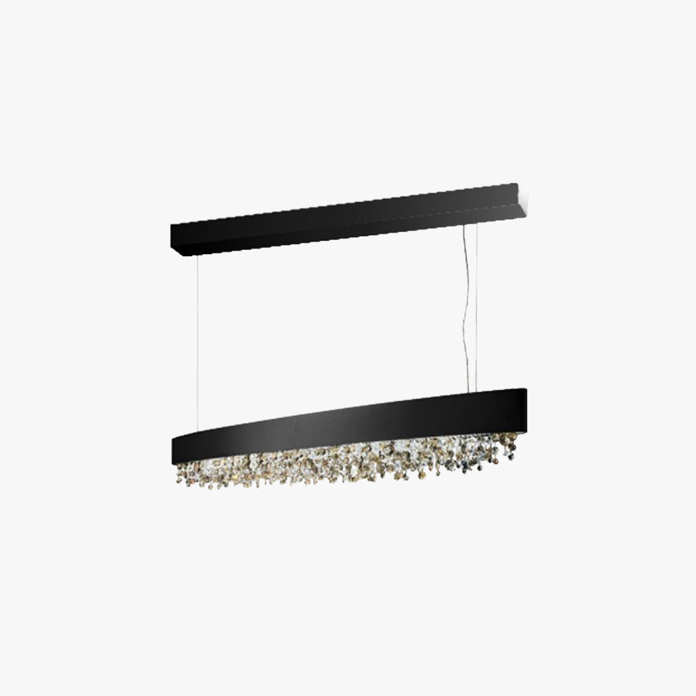 Adjustable Color Temperature Crystal Pendant Light