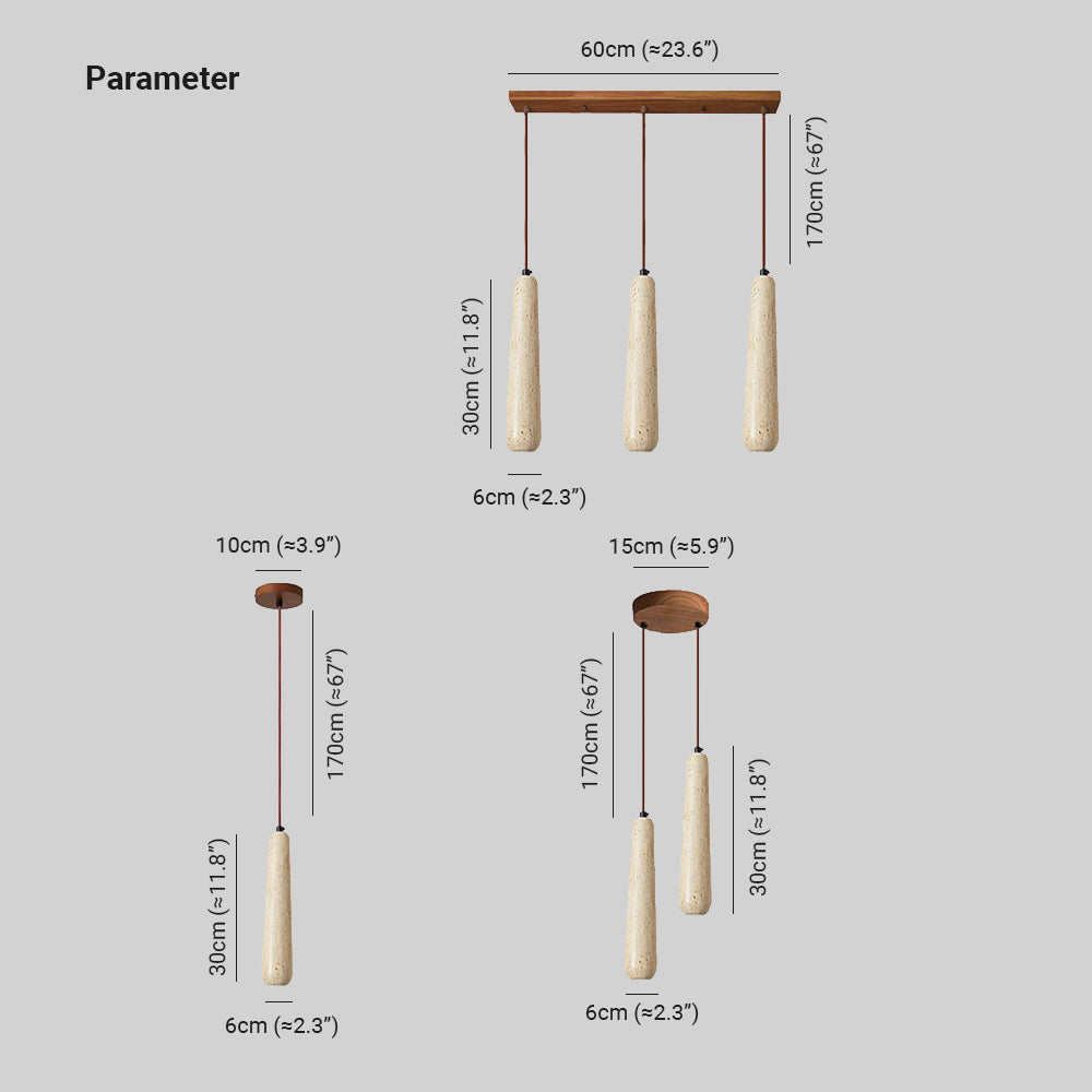 Minimalist Wood Pendant Light With Natural Finish Muto
