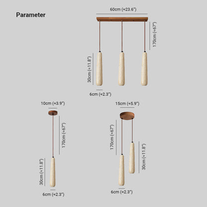 Minimalist Wood Pendant Light With Natural Finish Muto
