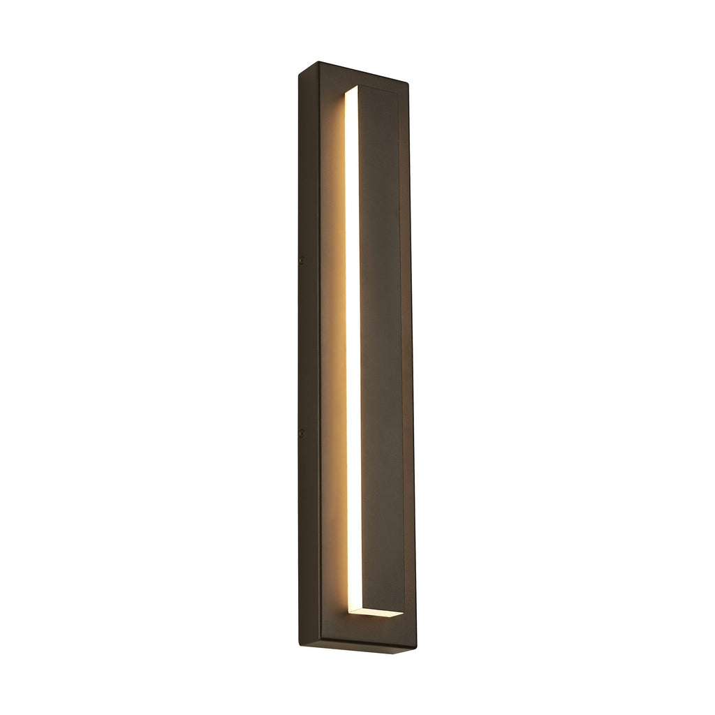 Dark Bronze Outdoor Square Modern Light