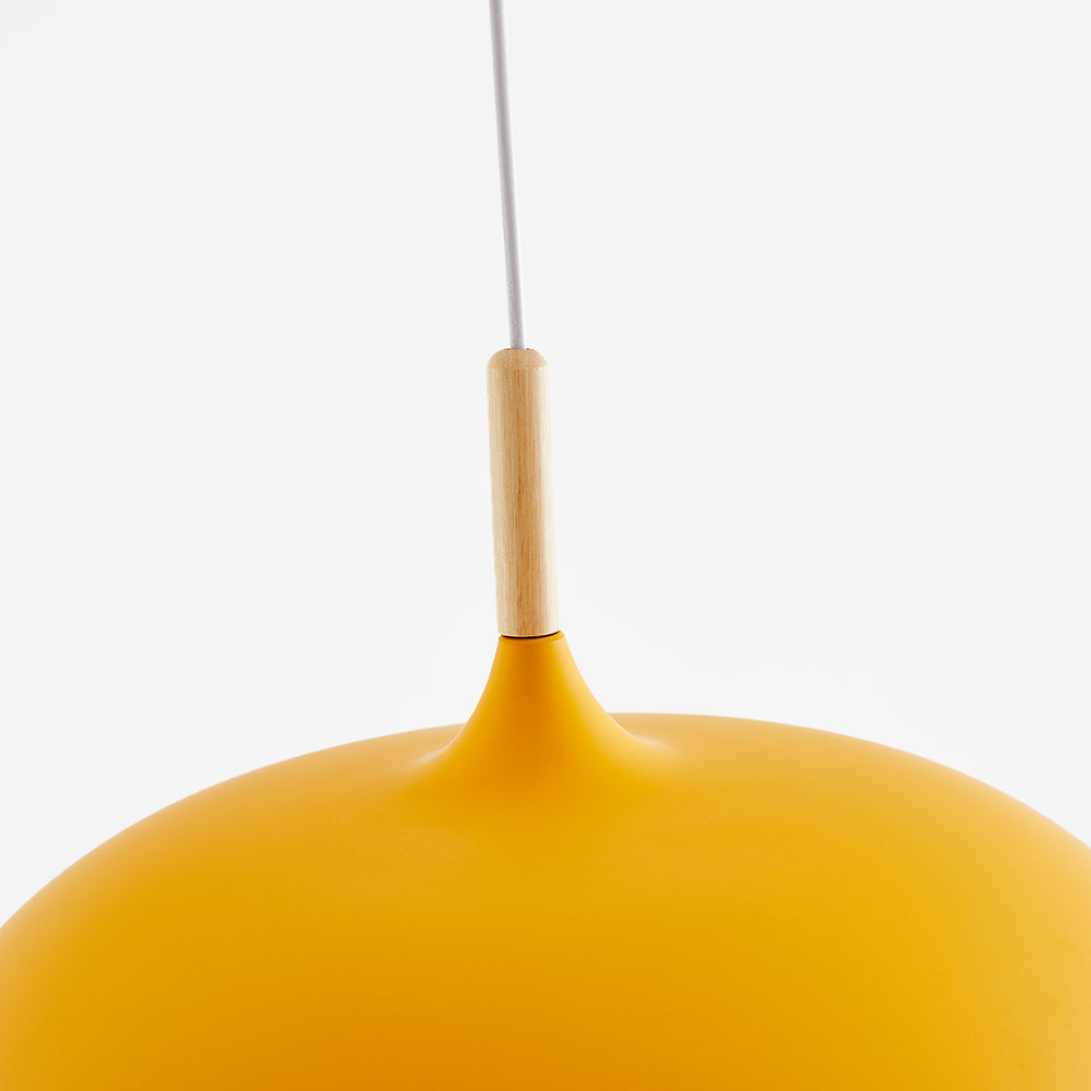 Dining Room Modern Dome Pendant Light With Soft Glow