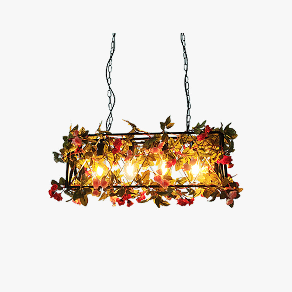Ambient Glow Plant Pendant Light Rustic Art Deco