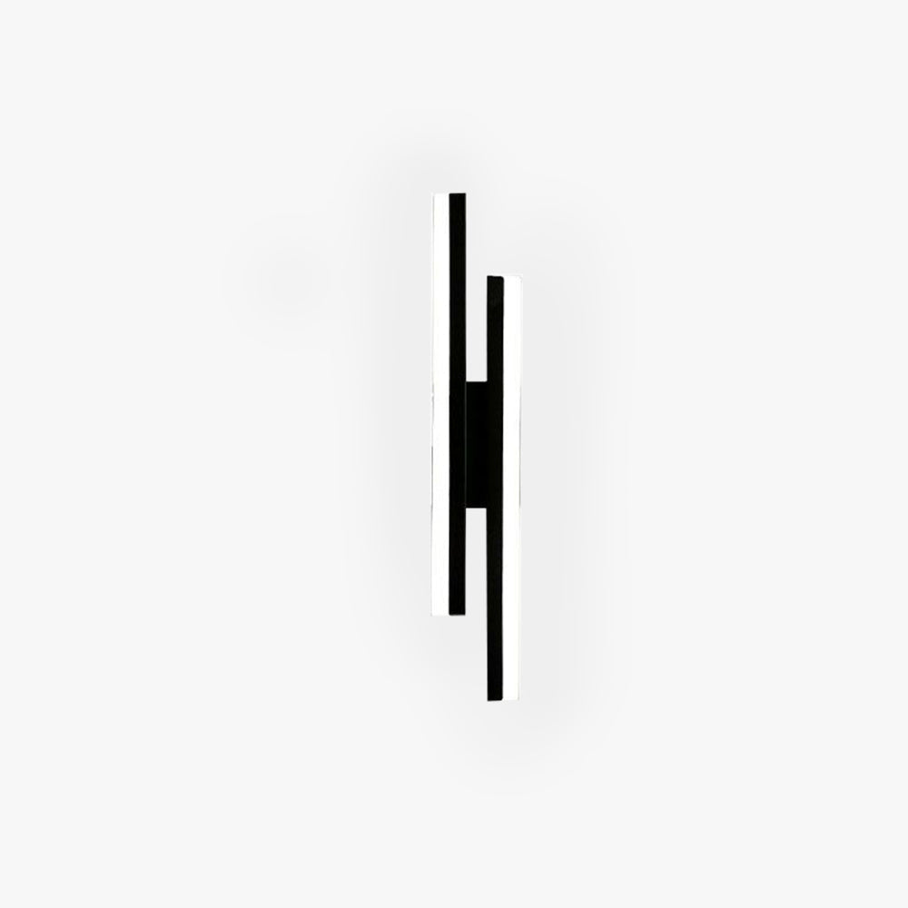 Minimalist Indoor Lamp Two Tone Geometric Wall Light