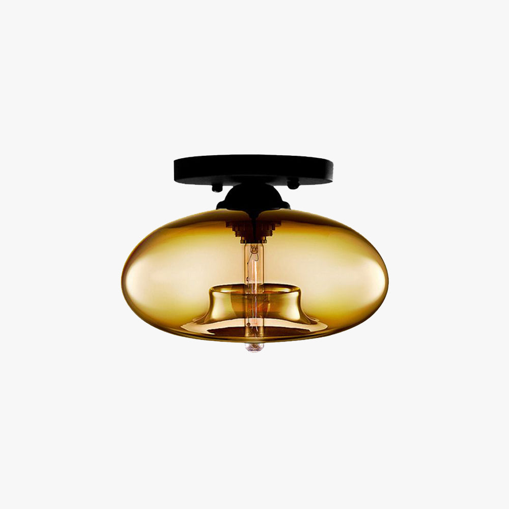 Industrial Ceiling Light Living Room Flush Mount Art Deco Globe