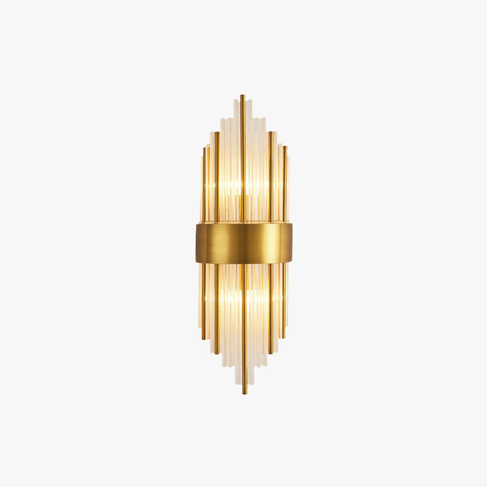 Bedside Wall Lamp For Bedroom Crystal Gold