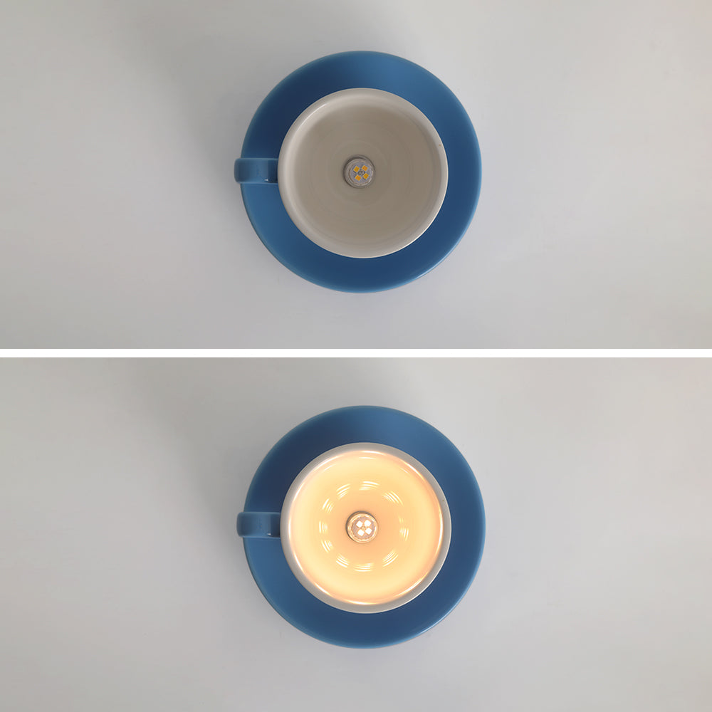 Bedroom And Living Rooms Flush Ceramic Ceiling Light Luna