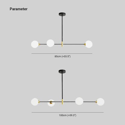 Rust Resistant Finish Metal Bubble Nordic Pendant Light