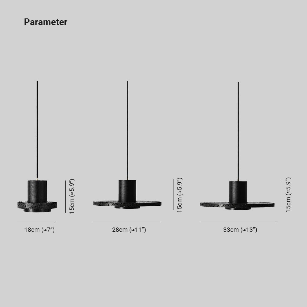 Modern Elegance Added by Black Designer Pendant Light