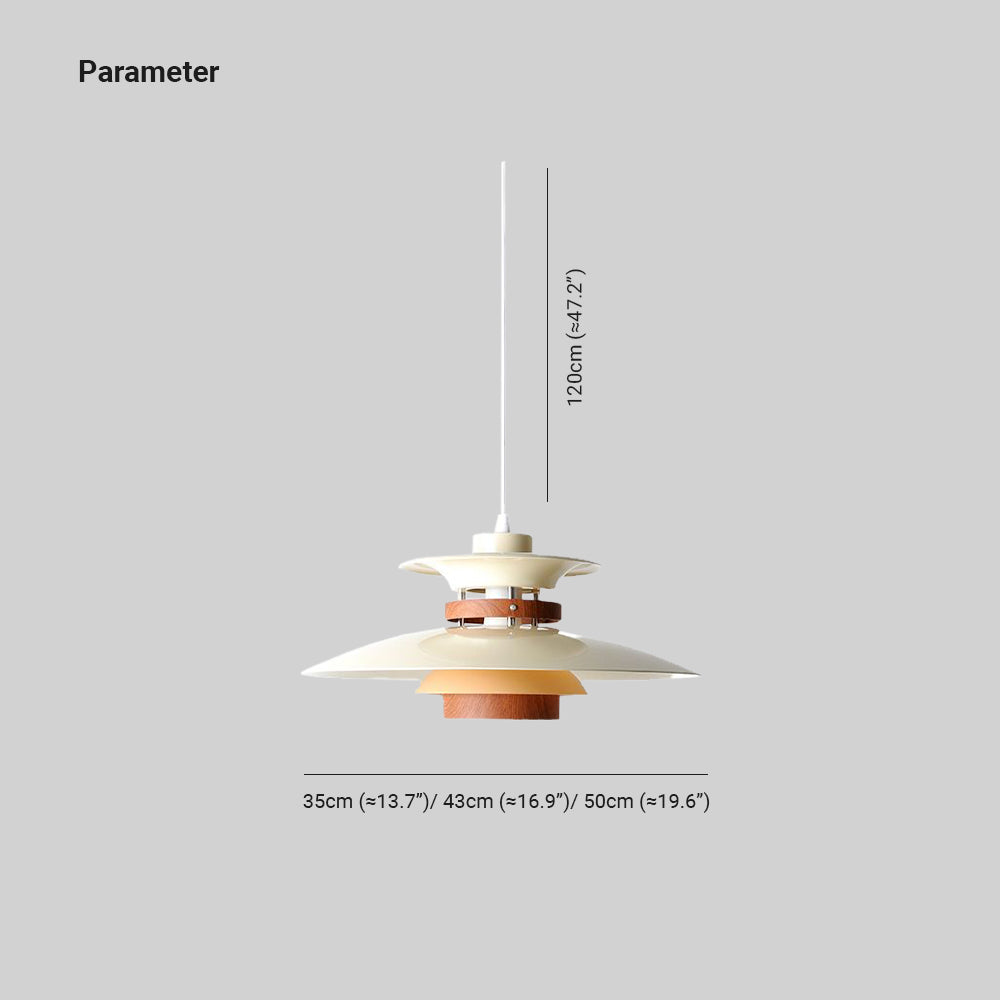 Dimmable Led Pendant Light With White Metal