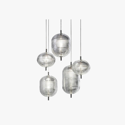 Gold Ambient Glow Modern Black Pendant Light