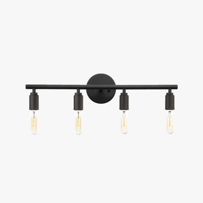 Bathroom Dimmable IP44 Black Modern Glass Wall Light