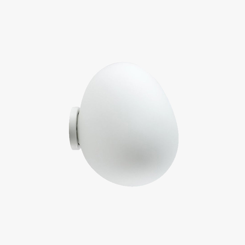 White Finish Geometric Glass Vanity Wall Light