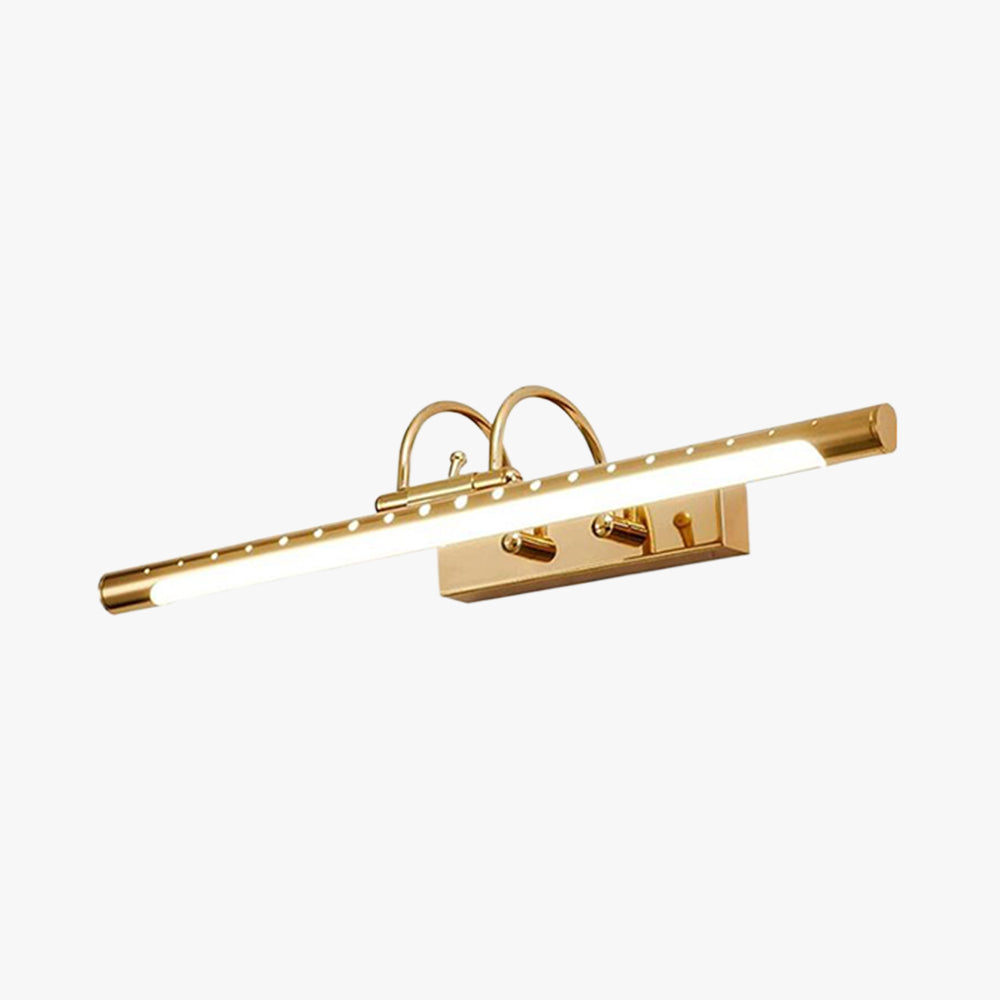 Modern Gold Linear Wall Vanity Light For Kitchen And Bathroom