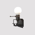 Wall Light Modern Metal With Black And White Finish For Room Living