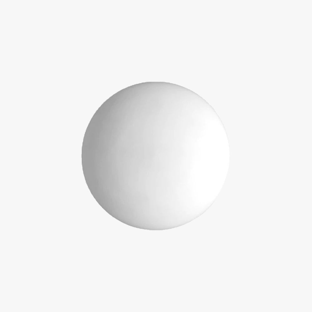 Warm White Glass Metal Dimmable LED Globe Shape Vanity Wall Light