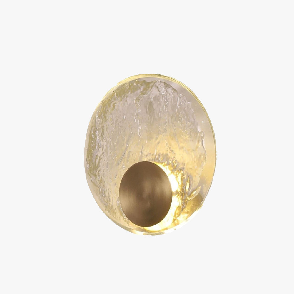 Globe Wall Lamp With Crystal Accents Gold Art Deco