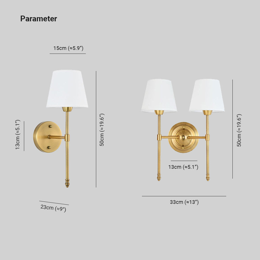 Indoor Use Dimmable LED Half Light Stained Glass Vanity Wall Lamp
