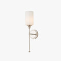Glass And Black Silver Nordic Vanity Wall Light