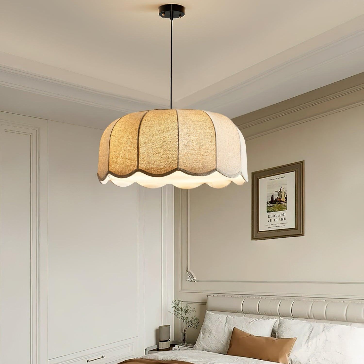 Pendant Light With Soft Ambient Glow Banana Leaf