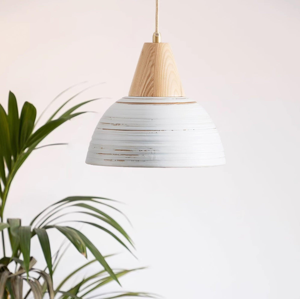 Ambient Glow Ceramic Shade Nordic Pendant Lamp